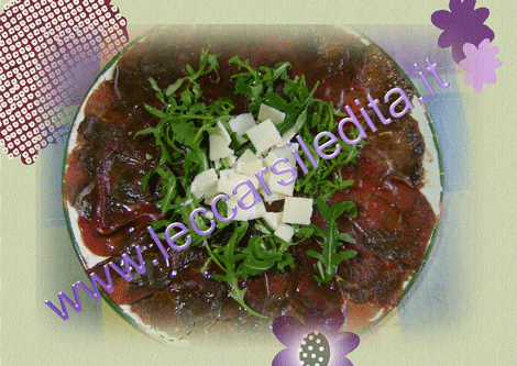 Carpaccio all'aceto balsamico